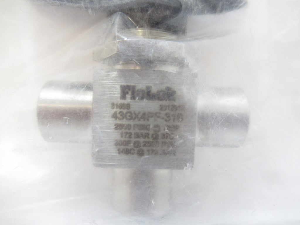 43GX4PF-316 43GX4PF316 SSP Flolok Encapsulated 3-Way Ball Valves (New In Bag)