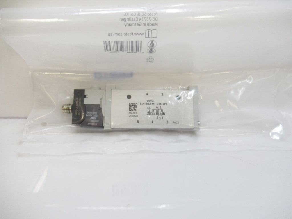 8031508 Festo VUVG-L14-M52-MT-G18-1R8L Air Solenoid Valve New In Bag