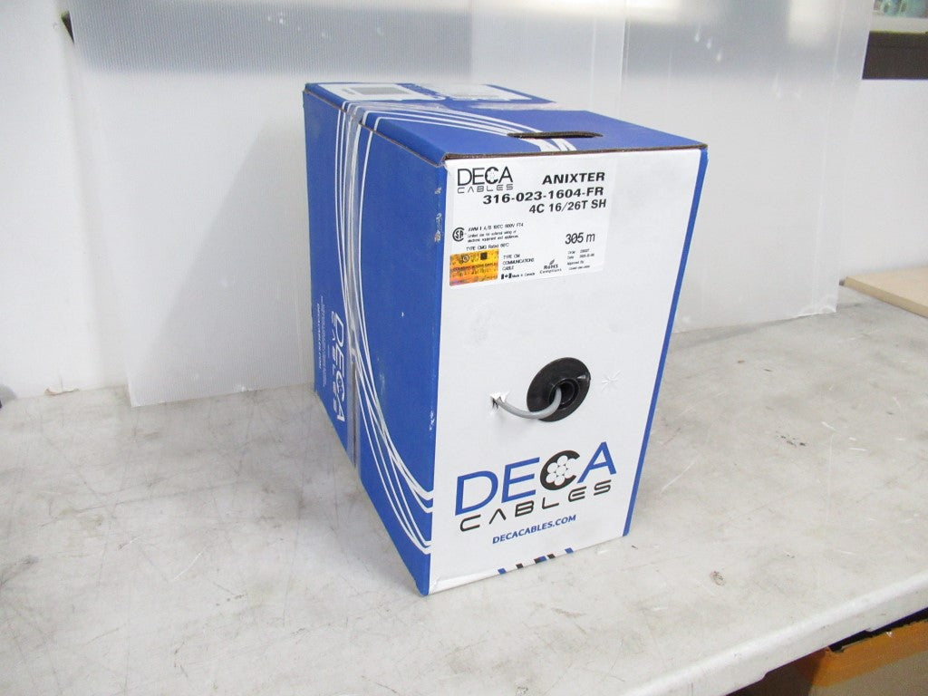 316-023-1604-FR Deca Multi Conductor Communications Cable, Box 305M —