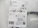 EVC298 Ifm Electronic Connection Cable 2m PUR-Cable; M8 / M12 Connector (New In Bag)