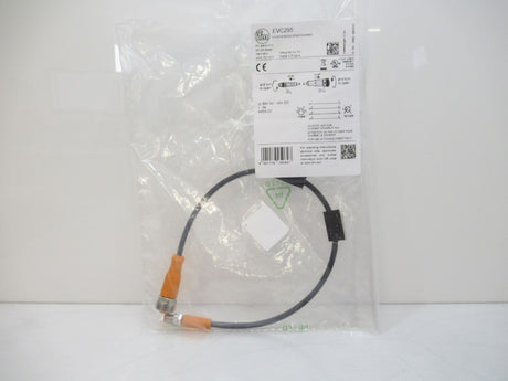 EVC295 Ifm Electronic 0.3 m PUR-Cable; M8 / M12 Connector (New In Bag)